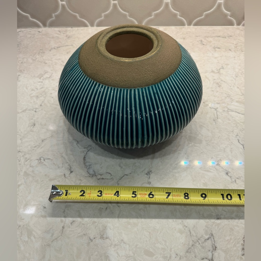 Outdoozie outdoor ‘cobalt’ tabletop Firepot for patio EUC - Picture 10 of 11